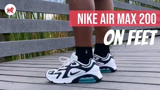 Nike Air Max 200 on Feet Review - YouTube