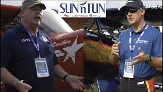 Aerobatic Airshow Performers, Greg Koontz & Patrick McAlee at Sun 'n Fun 2021