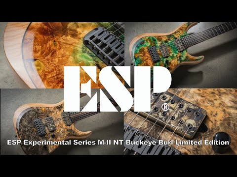ESP Guitars: Experimental Series M-II-7 NT Buckeye Burl