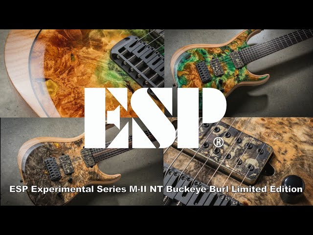 ESP Guitars: Experimental Series M-II-7 NT Buckeye Burl