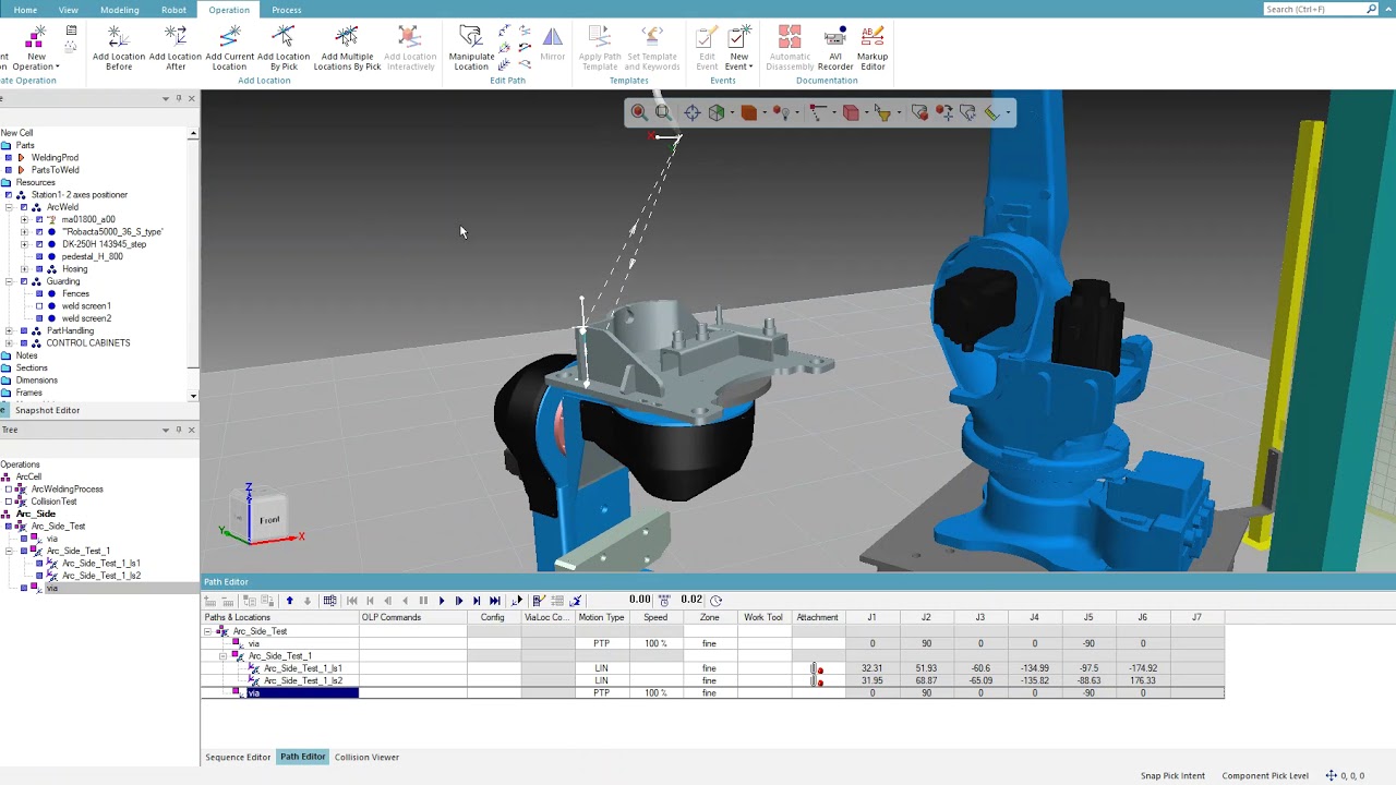 RobotExpert - Create New Arc Welding Path - YouTube