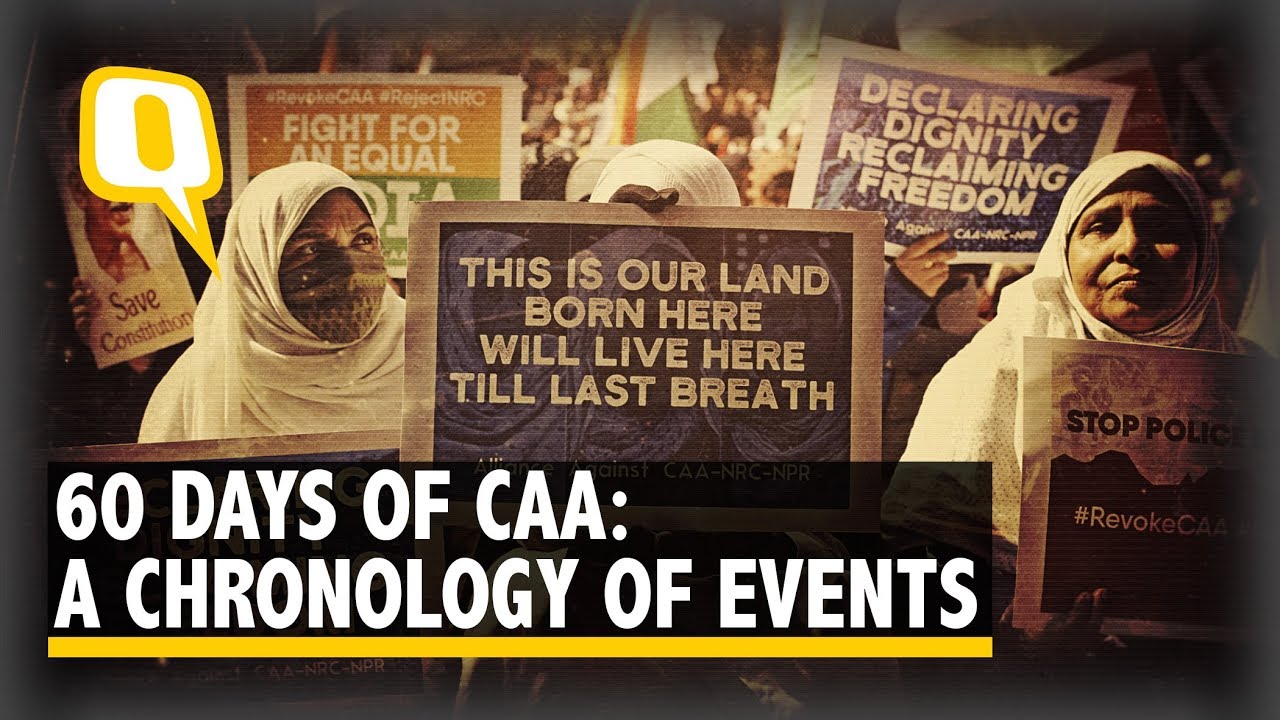 60 Days of CAA in 60 Videos: A Chronology of Protest in India | The Quint