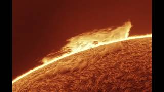 Prominence Time Lapse Aug 5 2025