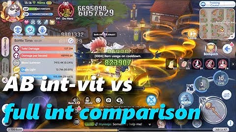 AB Int-Vit hybrid vs full Int comparison | rox | Ragnarok X: Next Generation