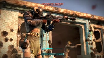Defending The Slog from a super mutant attack in Fallout4 #fallout #fallout4 #bethesda