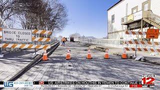 The Walnut Street Bridge is officially closed for renovations