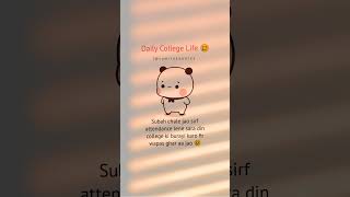 college life  || college attendance #shorts #quotes #college #collegelife
