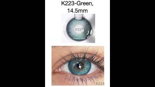 K223-Green soft contact lenses #softlens #beauty #coloredlenses #eyelenses #contactlenses #makeup screenshot 5