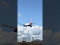 British Airways BA807 A319 G DBCA Landing Heathrow BLL to LHR  #planeshorts #aviationshorts