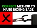 Hanging a Boxing bag instructions | Punch® Equipment