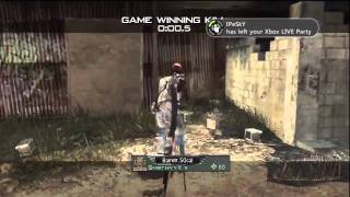MW3 INSANE CROSS MAP THROWING KNIFE!