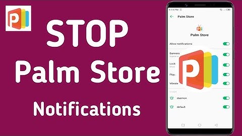 How To Remove Palm Store Notifications | Palm Store
