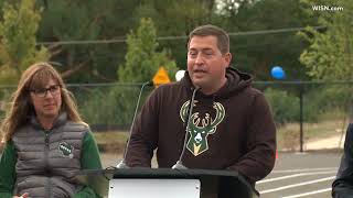 Bucks, Johnson Controls debut $150,000 sports complex at Browning Elementary