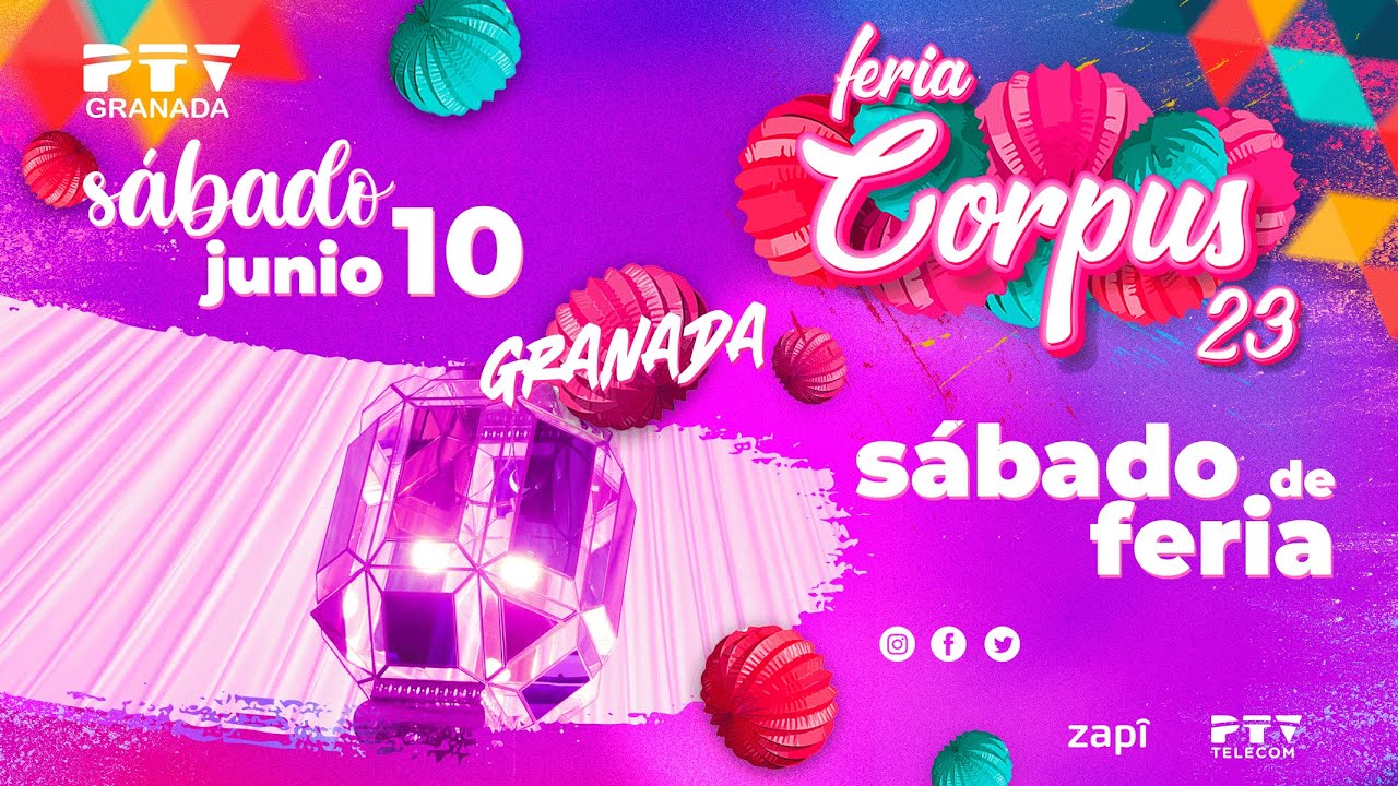 🔴🟢 Sábado de Corpus | Feria del Corpus Granada 2023 | 10 junio💃🏼
