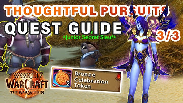 How to do "Thoughtful Pursuits" Quest 3/3 | 20th Anniversary Event ► WOW: The War Within