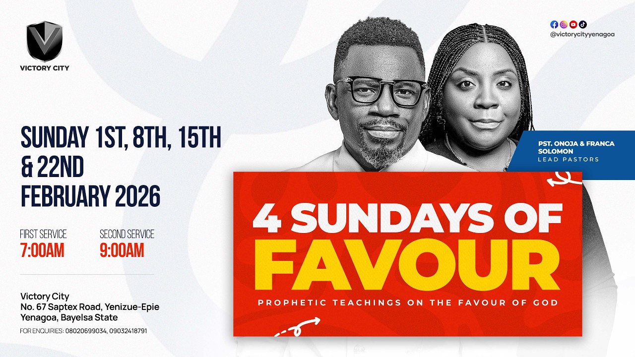 SUNDAY 15/02/2026 | 4 SUNDAYS OF FAVOUR | CELEBRATION SERVICE