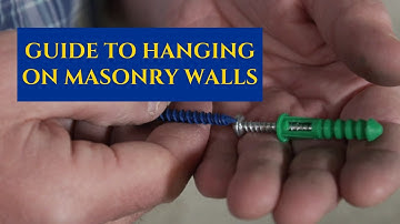 Guide to Hanging on Masonry Walls