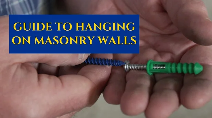 Guide to Hanging on Masonry Walls