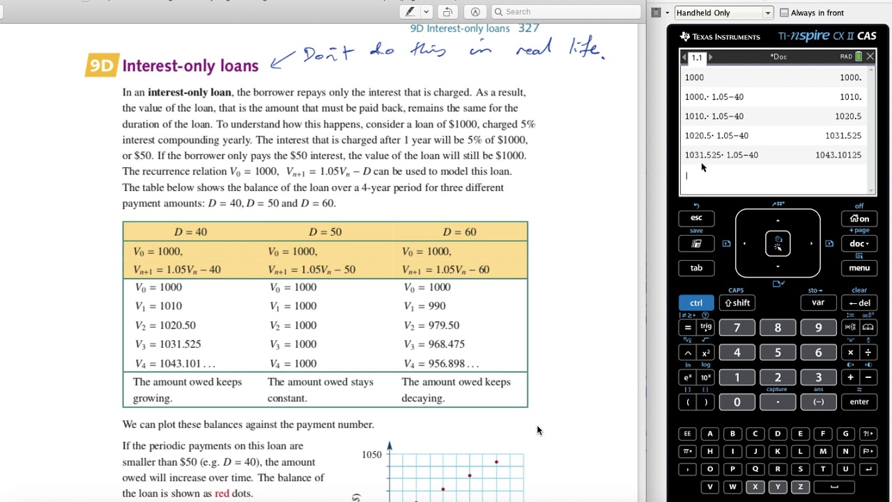 9D Interest only loans - YouTube