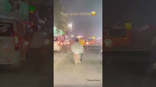 Cycle Ride In Traffic #Cycle #Traffic #Nightride #Peaceful #Vadivelucomedy #Thelastcholas #Trending