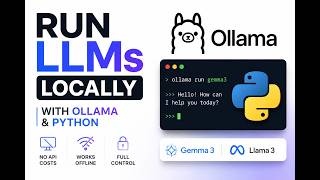 Run LLMs Locally with Ollama + Python (Full Tutorial with Code Examples)