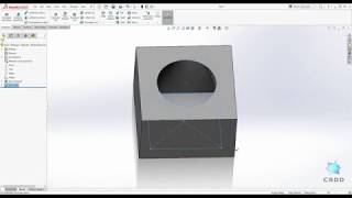 Famous SolidWorks Tutorial for Beginners #51 - How to Create Lofted Cut Net Worth