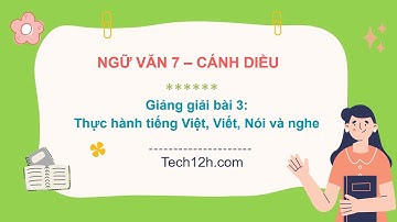 Giảng bài 3: Thực hành tiếng Việt, Viết, Nói và nghe | Bài giảng ngữ văn 7 cánh diều