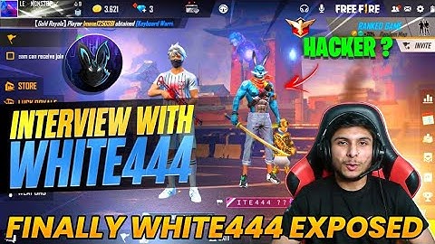 IS WHITE444 SCRIPTER 🤔 | INTERVIEW WITH WHITE444 | FINALLY WHITE 444 EXPOSED
