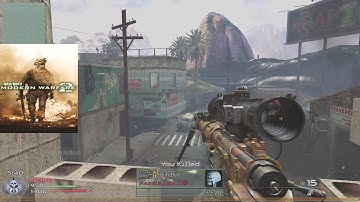 MW2 NO SCOPE QUICK REACTION on Favela