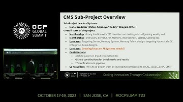OCP CMS Sub-Project  progress update and plans