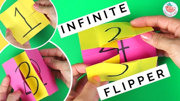 Infinite Flipper - How to Fold an Endless Flipping Card - Paper Toys Tutorial