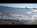 Nice day at Barcelona, beach in winter #travel