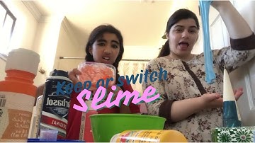 Keep or switch slime challenge with cousin 🥣