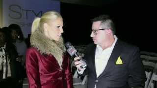 Gretchen Rossi at Michael Costello fashion show at Style Fashion Week