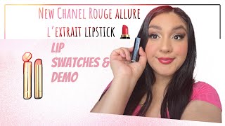 CHANEL ROUGE ALLURE L'EXTRAIT Review, Swatches
