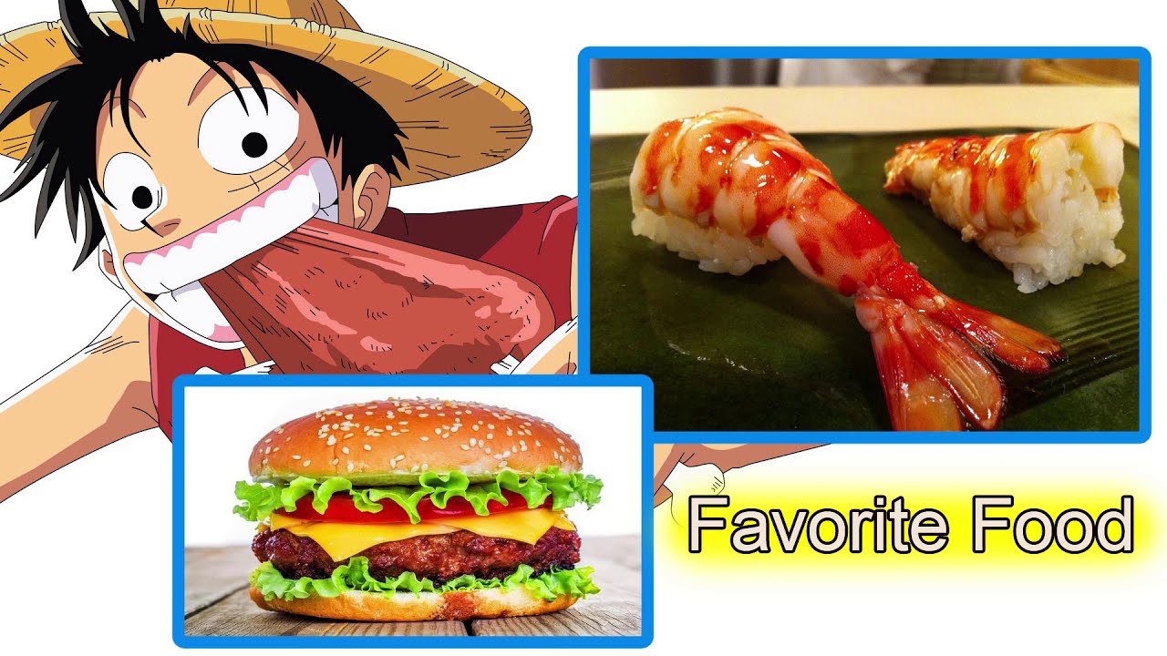 One Piece Characters and their Favorite Food YouTube