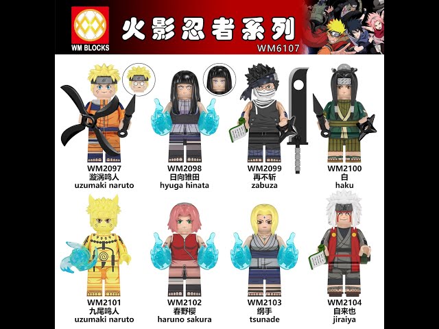 Naruto (Knock-off Lego Minifigures) - WM6107 Blocks 