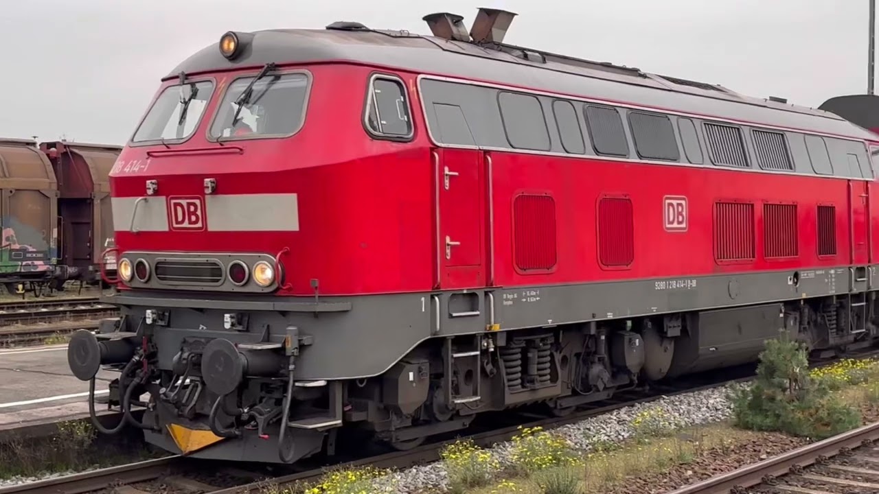 Trainspotting am Bahnhof Schwandorf am 27.10.2024