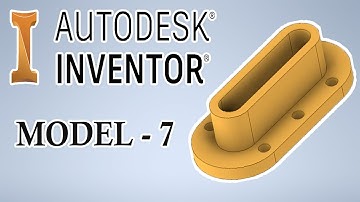 Autodesk Inventor diagram step by step drawing Model 7 | Tamil
