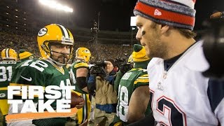 Would Bill Belichick Rather Have Tom Brady Or Aaron Rodgers? | First Take | April 14, 2017