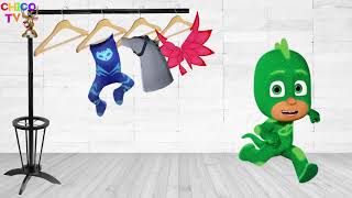 Learn Colors Alien Dance Wrong Dress with PJ Masks Finger Family Song