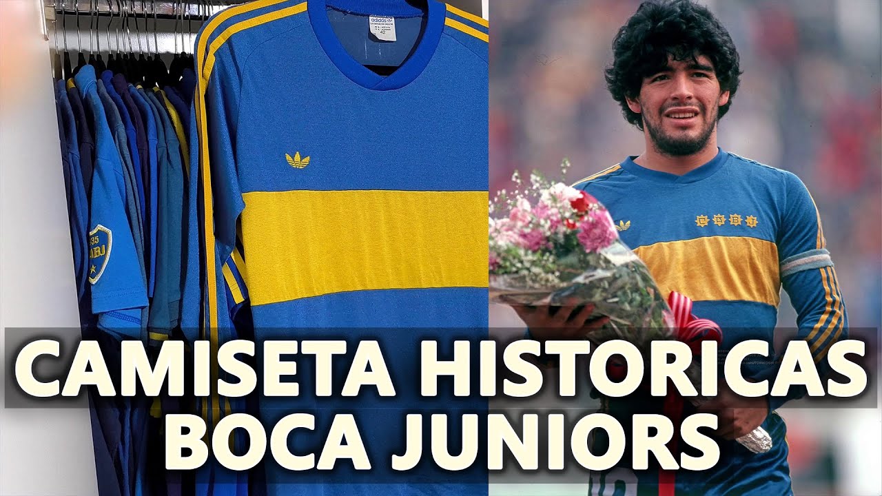 Historic Boca Juniors Nike Jerseys - Centenary - Part 2 - YouTube
