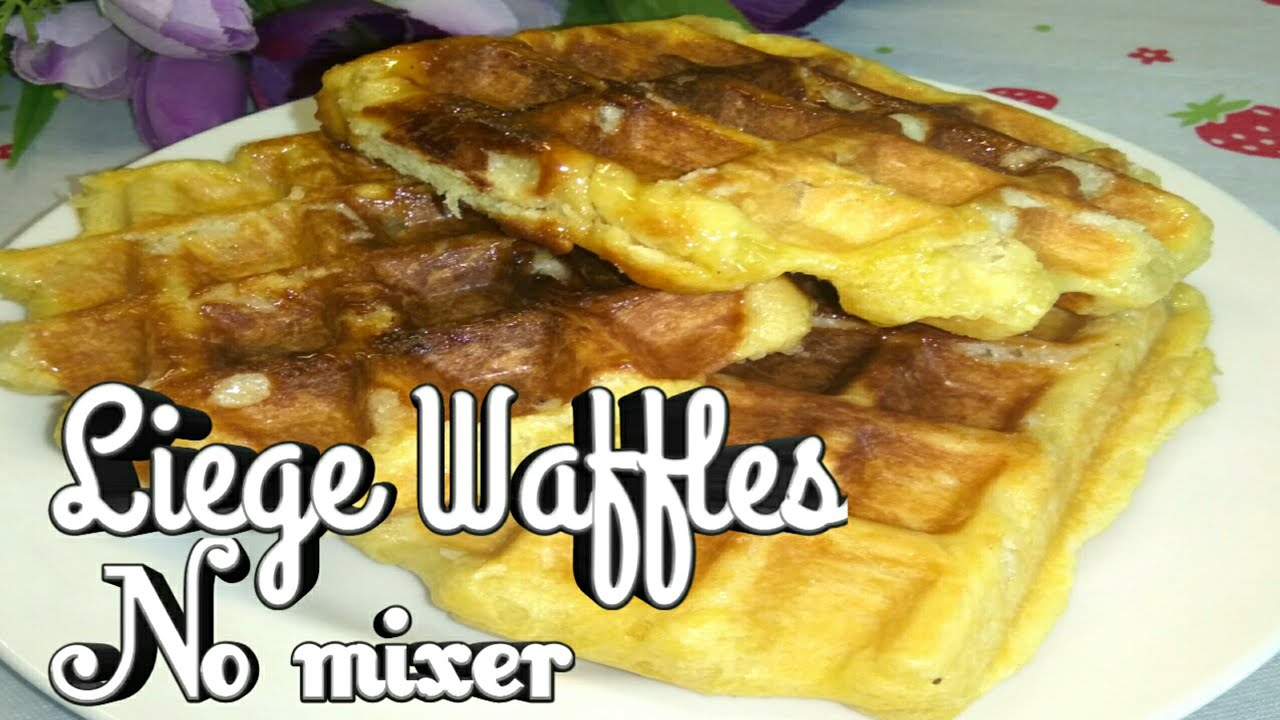 Cara membuat waffel ala Hotel Belgian waffel Umie's Food YouTube