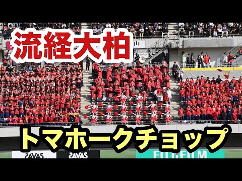 流経大柏 入場曲「トマホークチョップ」スゴイ圧力！2025年全国高校