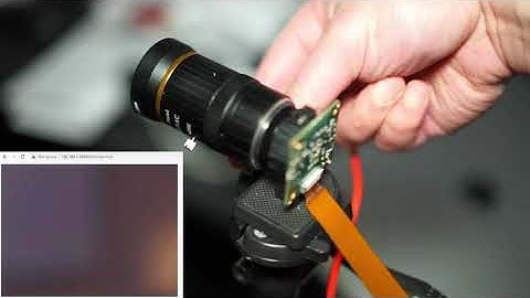 12MP IMX477 Arducam camera with 8-50mm Arducam Lens zoom demo