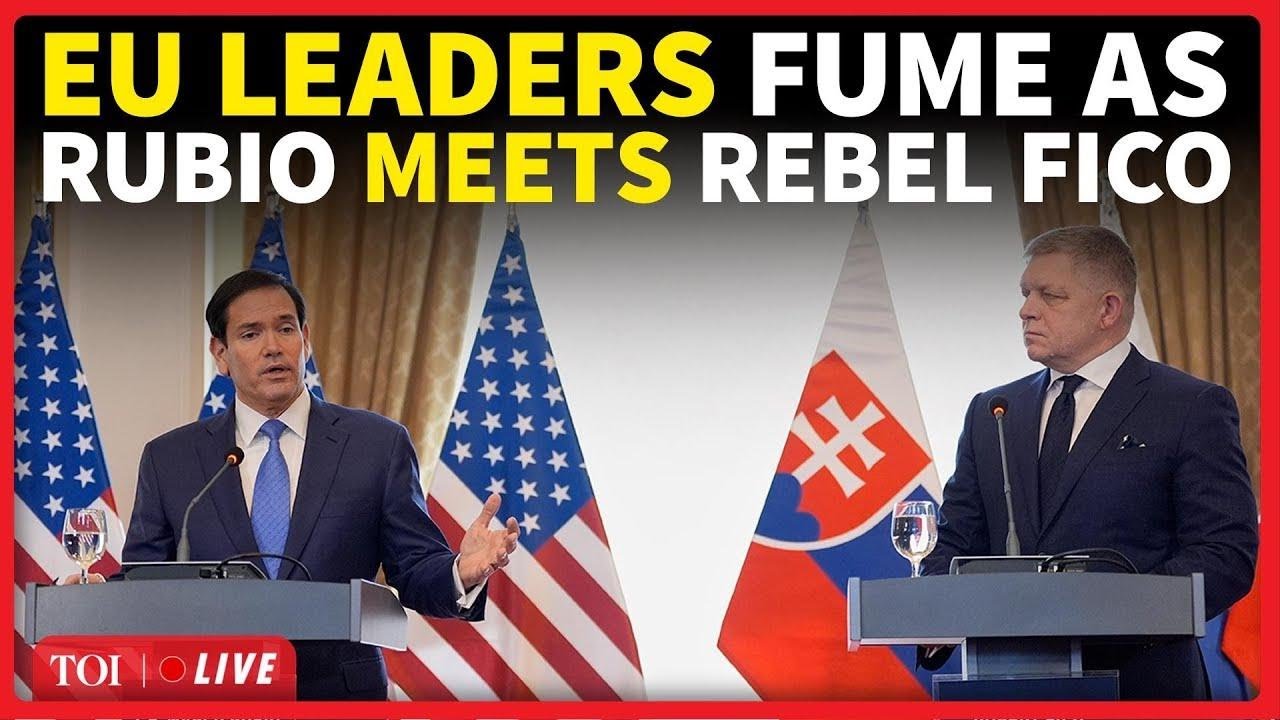 Rubio Meets Pro-Trump EU Leader Robert Fico After Munich Clash With European Allies