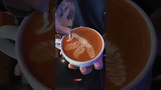 The Unicorn Latte Art iamcoffeeartist barista coffee cafe latteart  unicornlatteart
