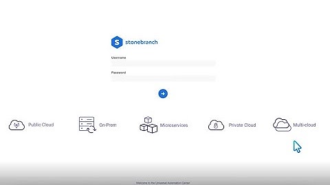 Stonebranch Demo - Universal Automation Center