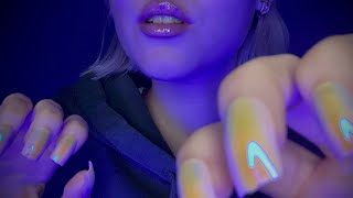 ASMR - Invisible Scratching & Raking 💤⚡️~parts with chewing gum