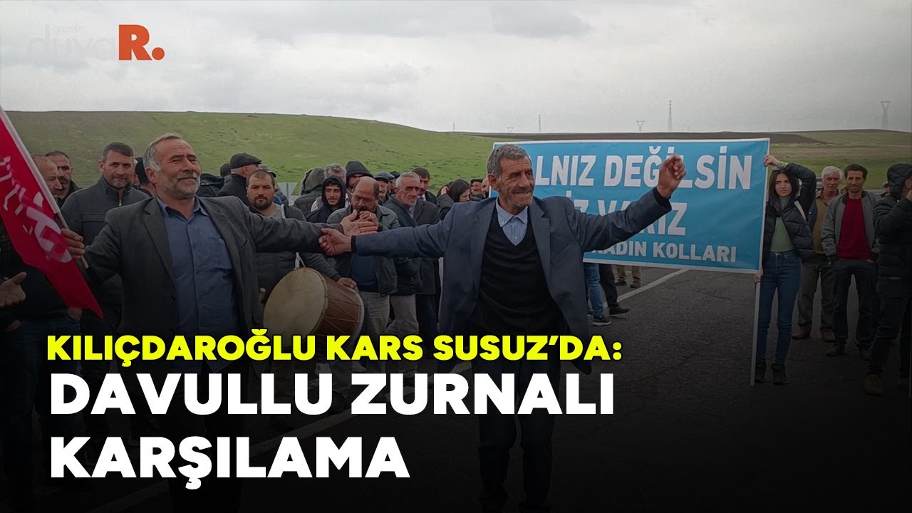 Kılıçdaroğlu'na Susuz'da coşkulu karşılama